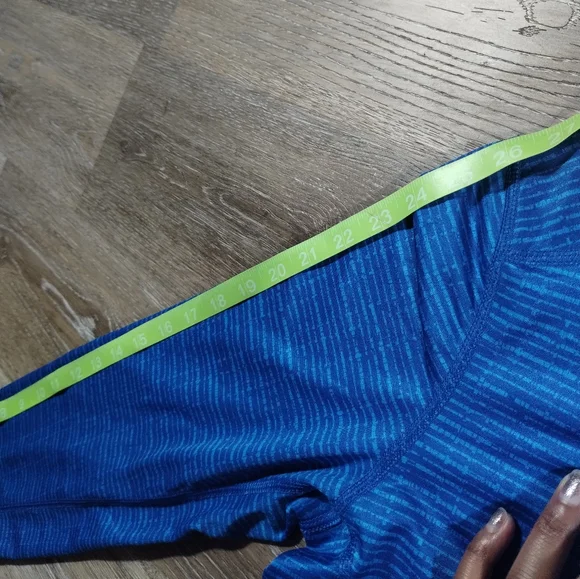 Base Layer 8 Performance Qwick-Dry Men XL Blue Long-Sleeve Fitness Shirt - Picture 10 of 14